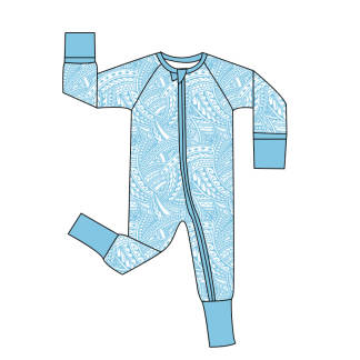 MELANI Baby - Bamboo Zip Romper